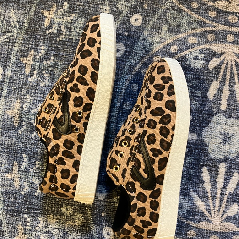 Tretorn 8.5 leopard sneakers